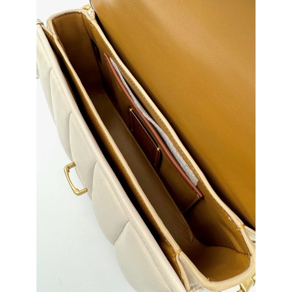 🔥Sold 🔥 Brand New! Coach Studio Shoulder Bag With Quilting in Chalk - Picture 6 of 8